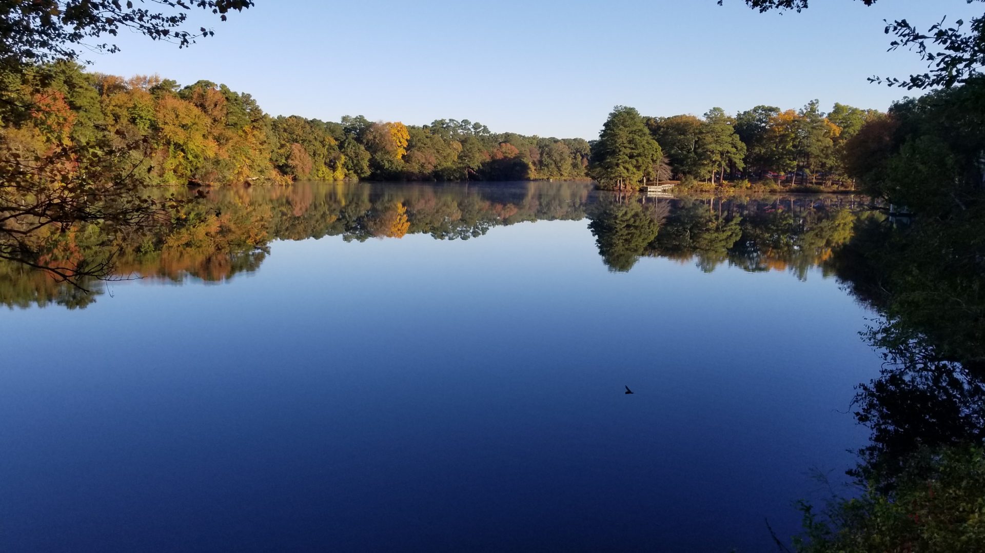 River at the Parsons Cemetery on a beautiful sunny day